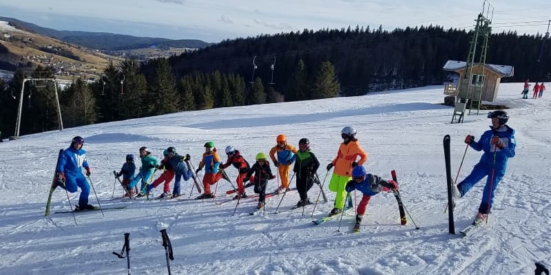 Kinderskitraining