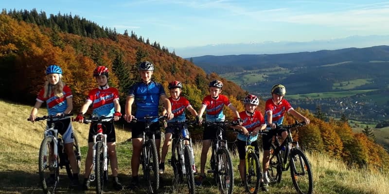 Radsport Gruppe