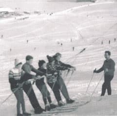 Erster Skilift